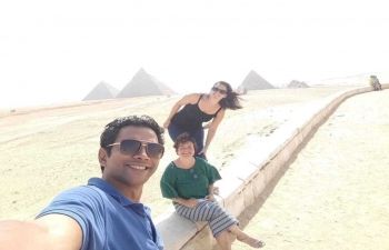 Layover tour from Cairo Airport and civilization Museum