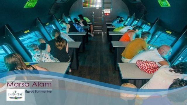Nefertari Seascope boat trip from Marsa alam with dinner