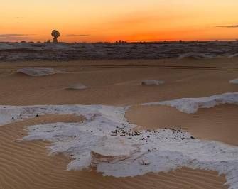One Night Camping in White and Black Deserts from Cairo